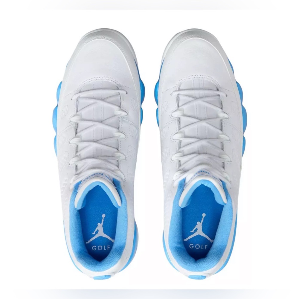 Air Jordan Men's 9 G Golf Shoes Size 7.5 UNC University Blue FJ5934-101 - Picture 6 of 11
